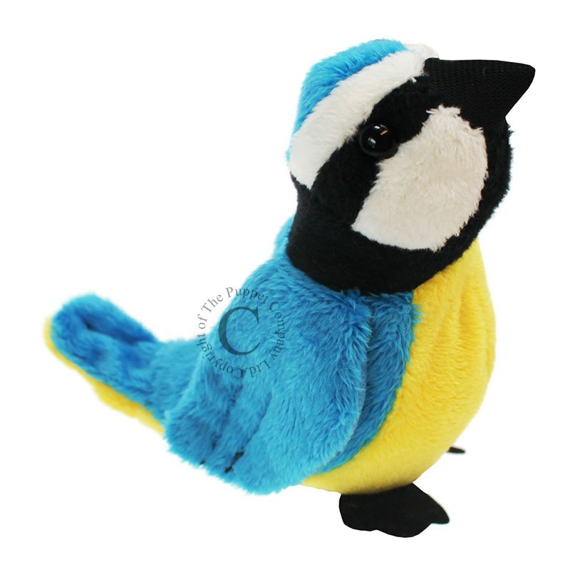 Blue tit finger puppet