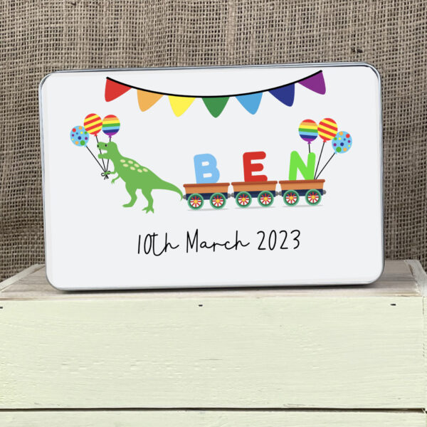 personalised-dinosaur-keepsake-tin-Ben