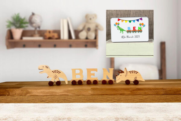 dinosaur-wooden-name-train